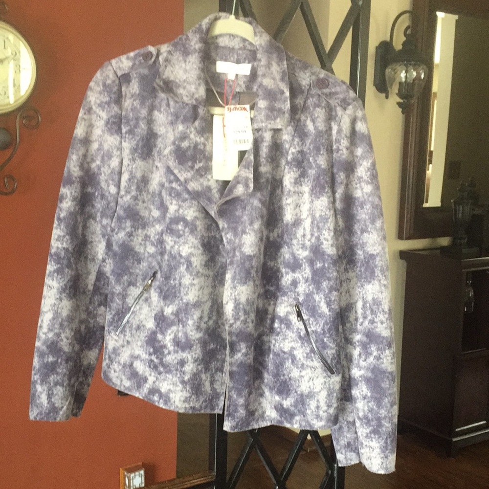 Faux Suede ruff cut Jacket